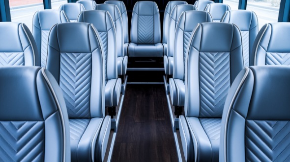 15 passenger minibus interior