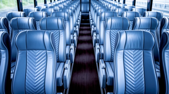 56 passenger charter bus interior south bend