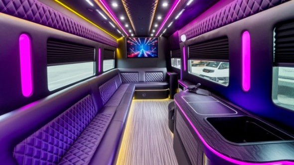 party bus rental interior south bend