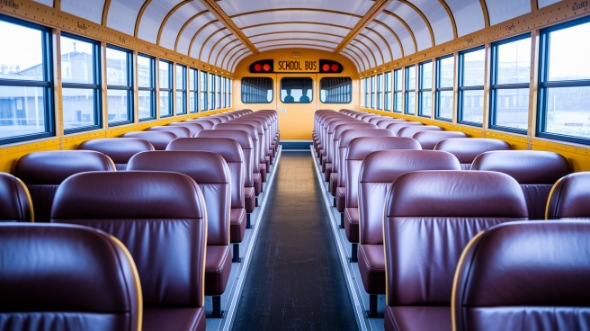 school bus rental interior south bend