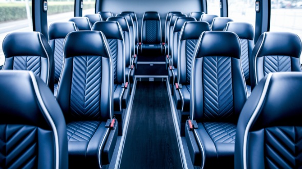 south bend 18 passenger minibus inside