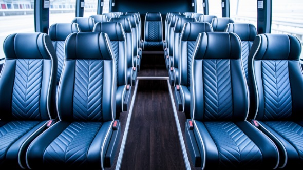 south bend 20 passenger minibus inside