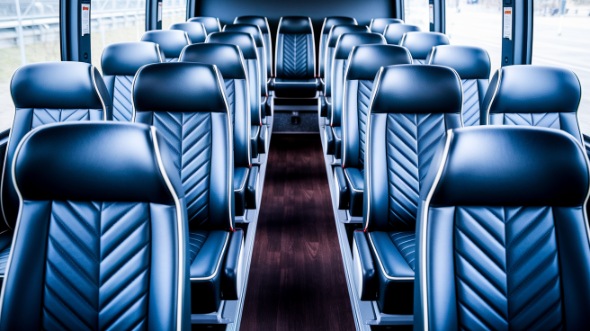 south bend 25 passenger minibus inside