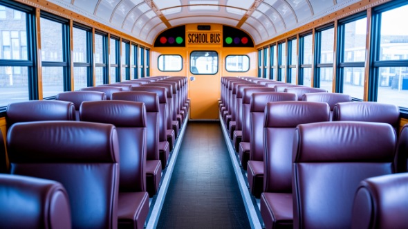 south bend school bus rental inside